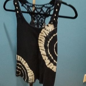 INC tie dye cotton top